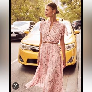 Julia Pleat Midi Dress Ever New NWT